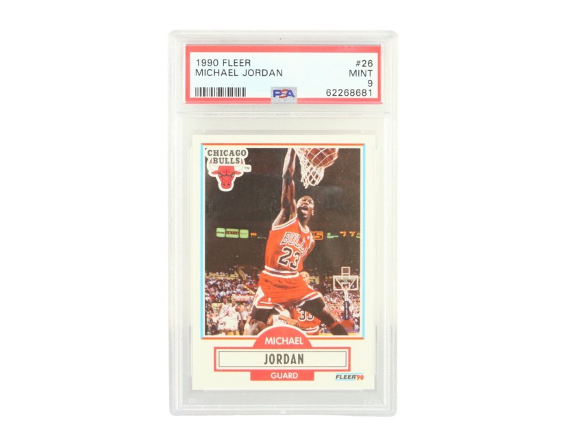 Michael Jordan Fleer Card, 1990 - #26