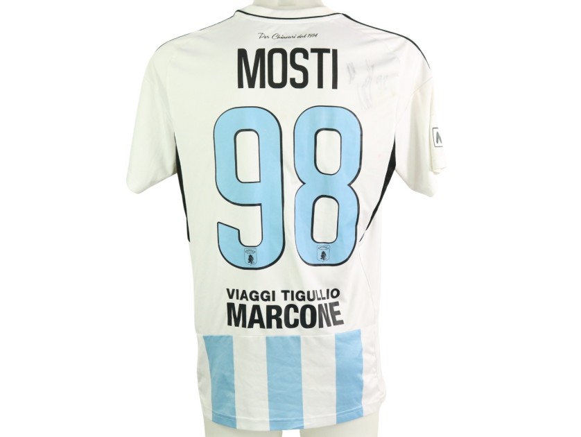 Mosti's Unwashed Signed Shirt, Fermana vs Virtus Entella 2023 