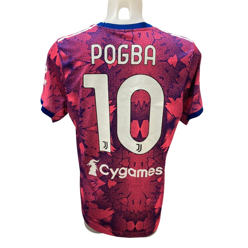 Pogba's Juventus Match-Issued Shirt, 2022/23