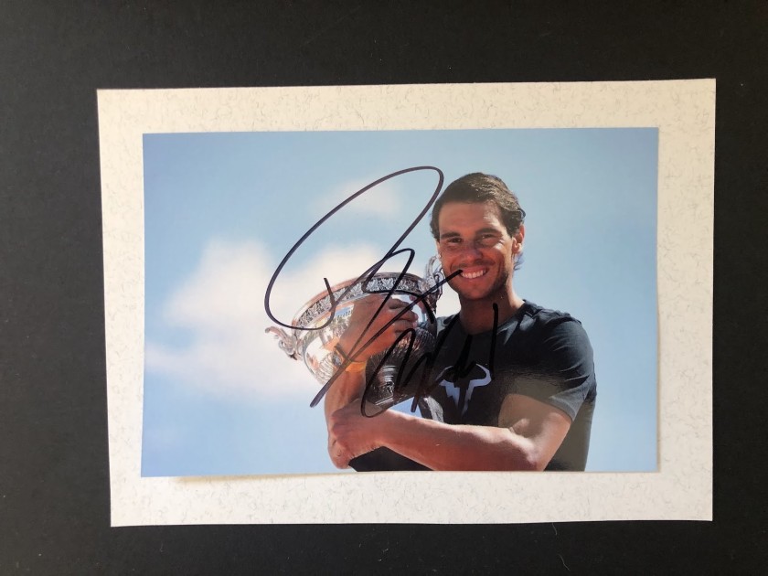 Rafa Nadal picture - Signed
