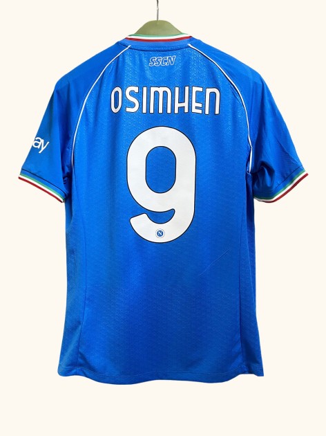 Osimhen‘s SSC Napoli UEFA Champions League 2023/24 Match-Issued Shirt