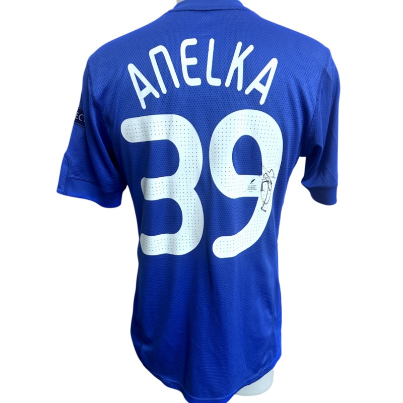 Anelka's Chelsea Signed Official Shirt, UCL 2011/12
