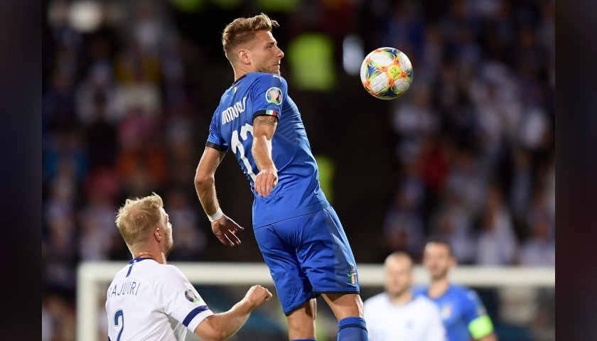 Immobile’s Match Shirt, Italy-Finland 2019