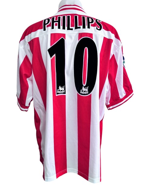 Philips' Sunderland Match Signed Shirt, 1999/00