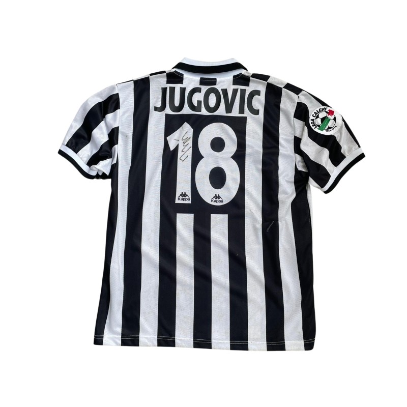 Jugovic's Juventus Unwashed Signed Shirt, 1996/97