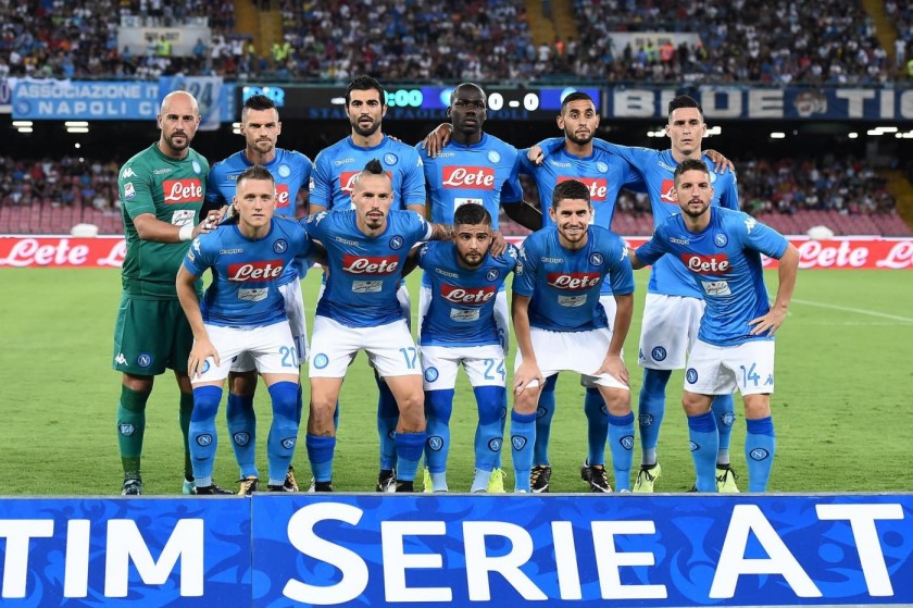 Official Napoli Shirt, 2017/18 - Signed by the Squad