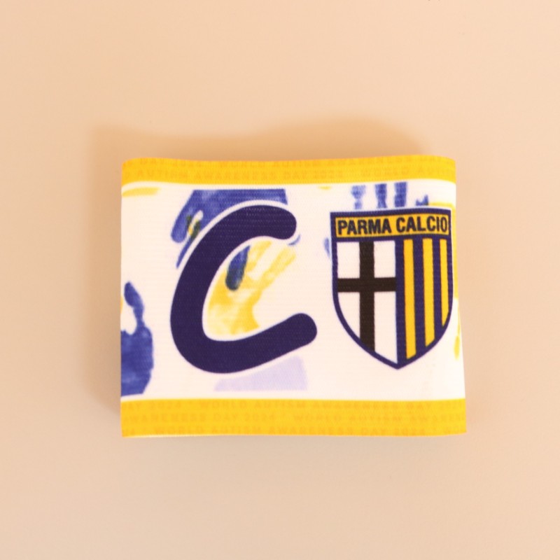 Parma Match-Worn Captain's Armband, Parma vs Catanzaro 2024 "Always With Blue"