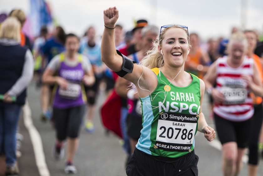 54 - A place in the 2021 Great North Run with NSPCC