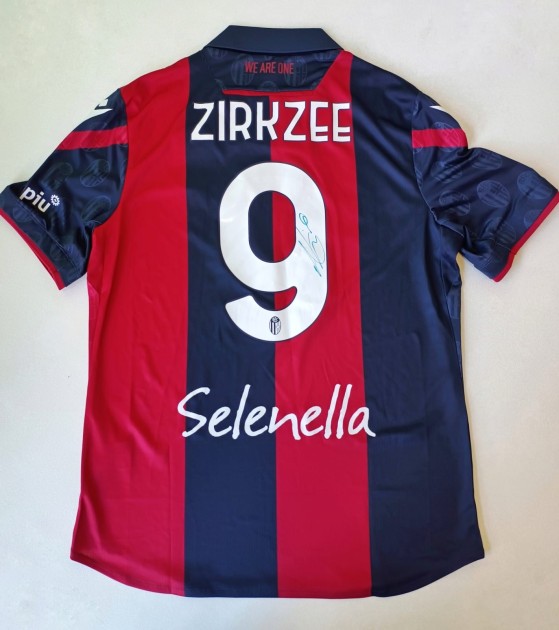 Match Jersey Zirkzee Bologna, 2023/24 - Signed