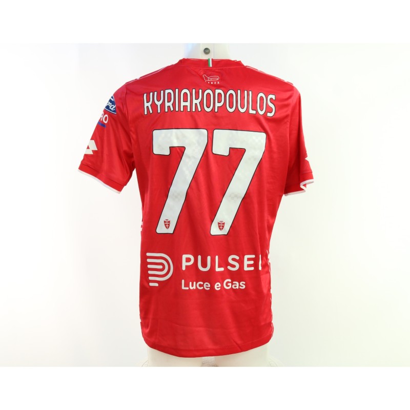 Kyriakopoulos' Monza vs Juventus Unwashed Shirt, 2024