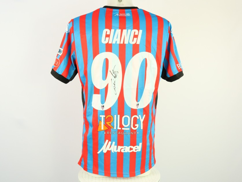 Cianci's unwashed Signed Shirt, Catania vs Benevento 2024 