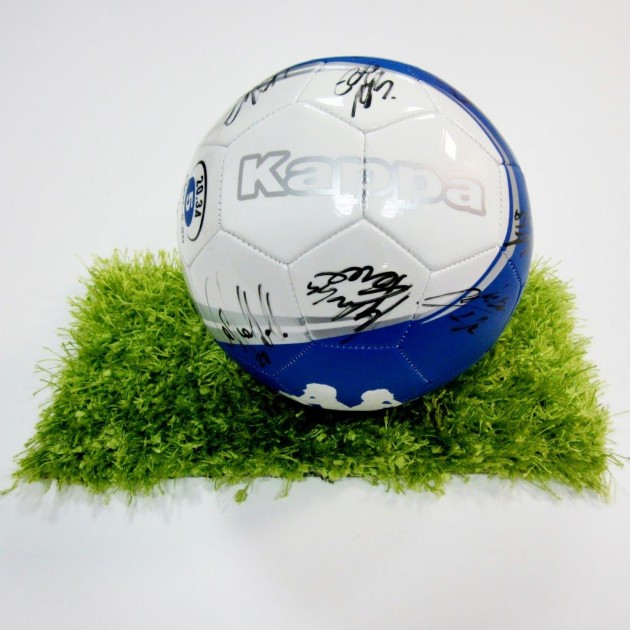Sampdoria official matchball signed by players