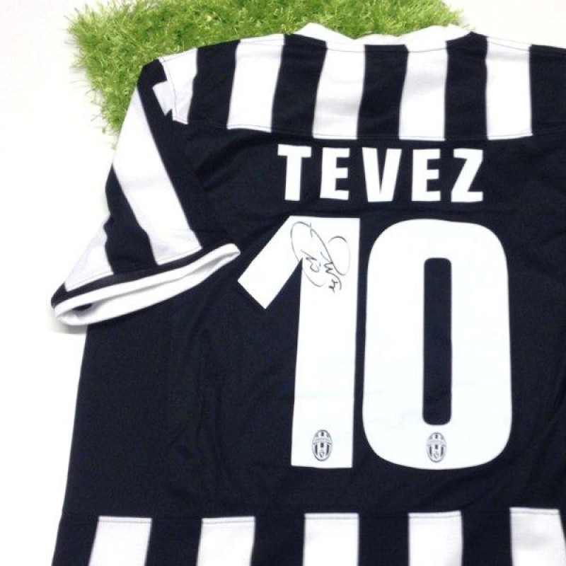 Maglia Juventus di Carlitos Tevez, 2013/2014 - autografata