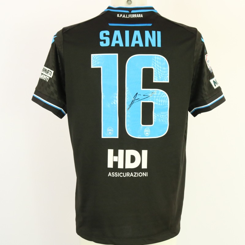 Saiani's unwashed Signed Shirt, Entella vs SPAL 2024 