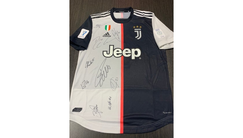 Cristiano Ronaldo Juventus Autographed Adidas 2019-20 Home