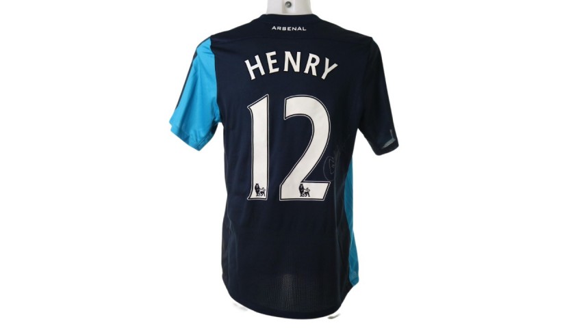 Henry's Arsenal Match-Issued Signed Shirt, 2011/12 - CharityStars