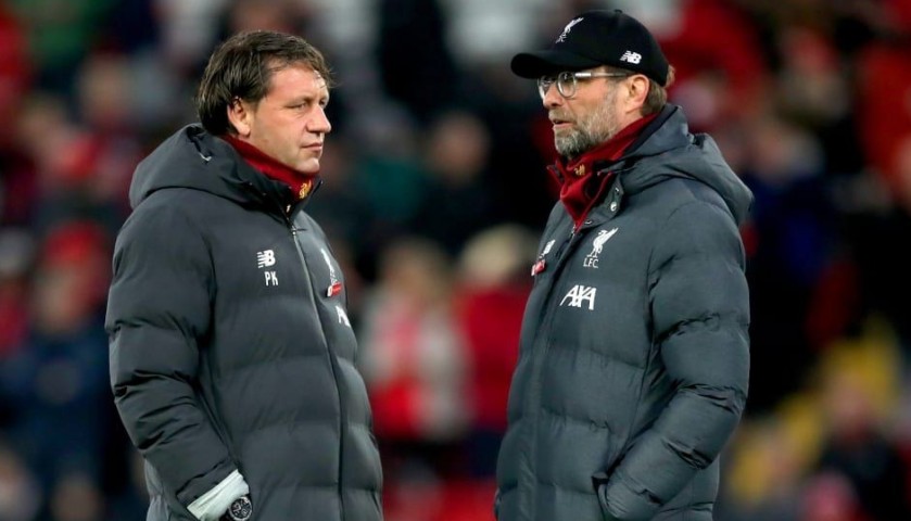 Jürgen Klopp and Peter Krawietz Liverpool Signed Cap