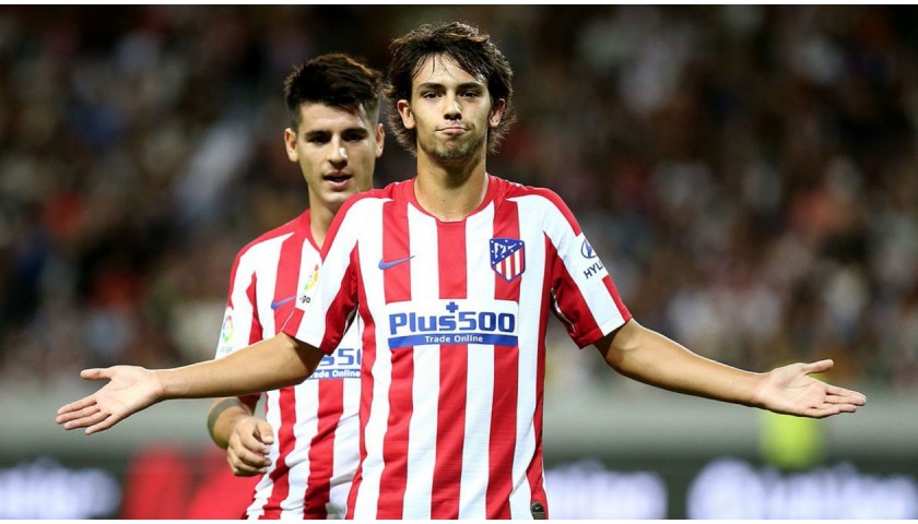 Joao Felix's Official Atletico Madrid Signed Shirt, 2017/18