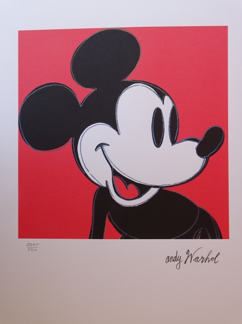 Andy Warhol "Mickey Mouse"