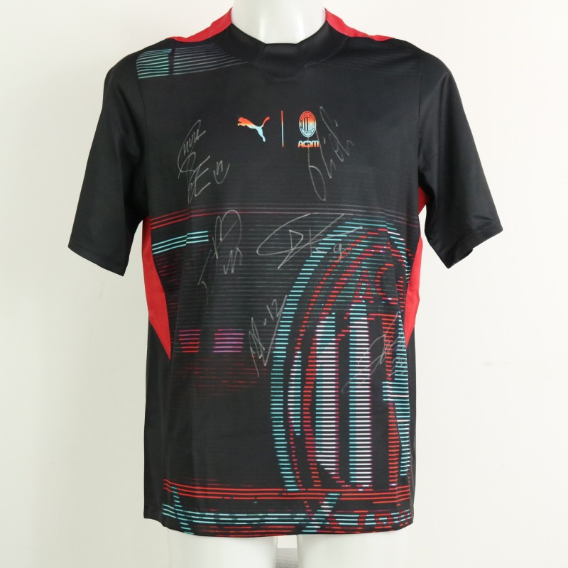 Official AC Milan E-Sports Shirt, 2022/23 - Signed by the Squad