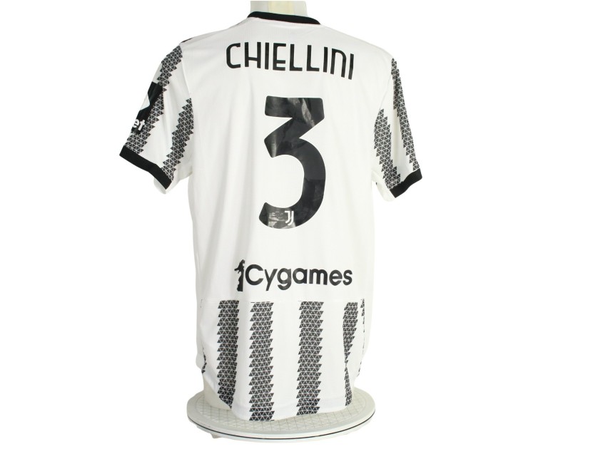 Chiellini's Juventus Match-Issued Shirt, 2022/23