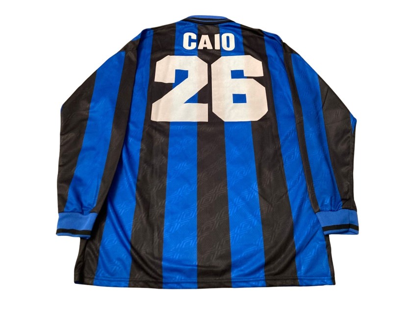 Caio's Inter Match-Issued Shirt, 1995/96