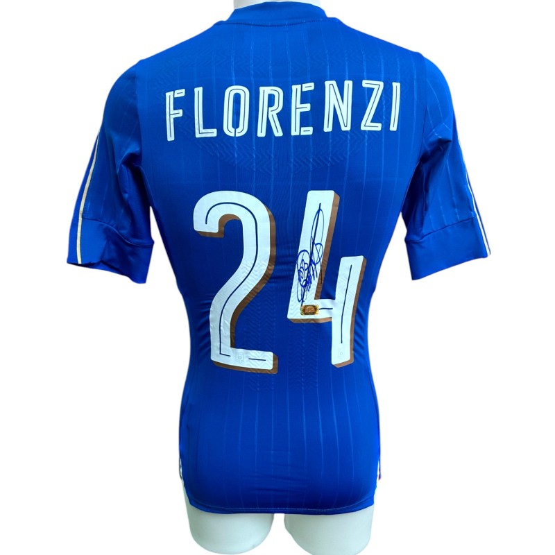 Florenzi's Italy Signed Issued Shirt