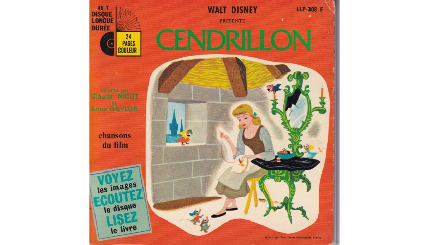 "Cinderella" Vinyl Album - Walt Disney Records