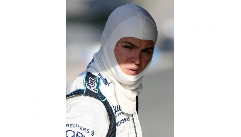 Nico Rosberg's Worn Signed Williams Balaclava 