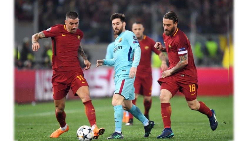 Messi's Barcelona Match Shirt, 2017/18 - CharityStars