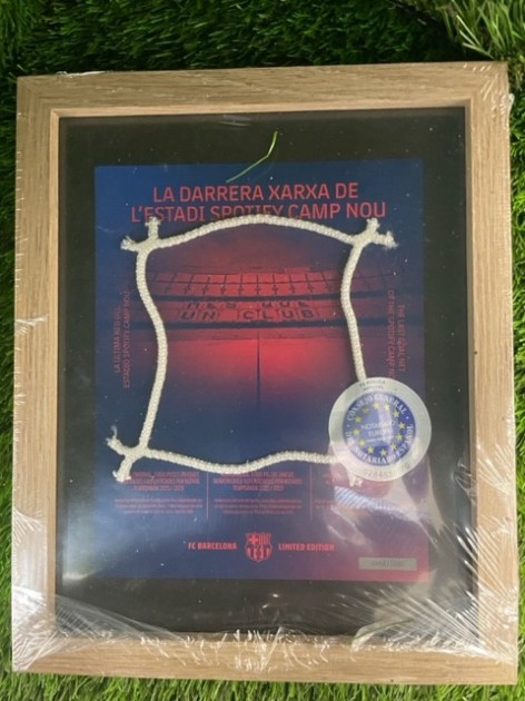 Barcelona Painting with Camp Nou Goal - First Limited Edition