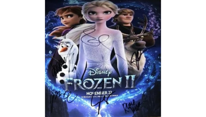“Frozen II” Hand Signed Poster