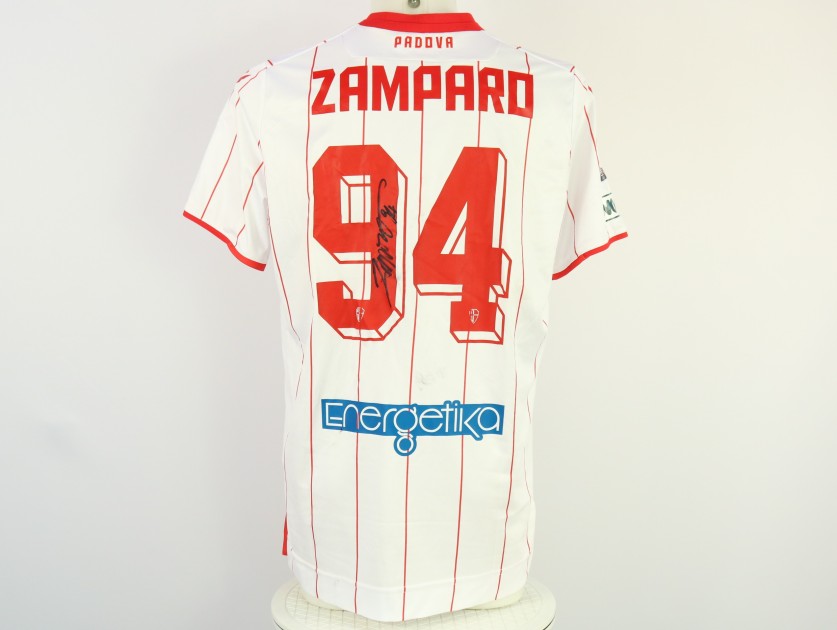 Zamparo's Unwashed Signed Shirt, Pro Vercelli vs Padova 2024