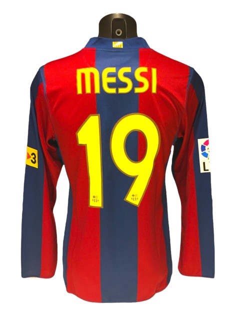 Lionel Messi's FC Barcelona Vs Valencia 2008 Match Shirt
