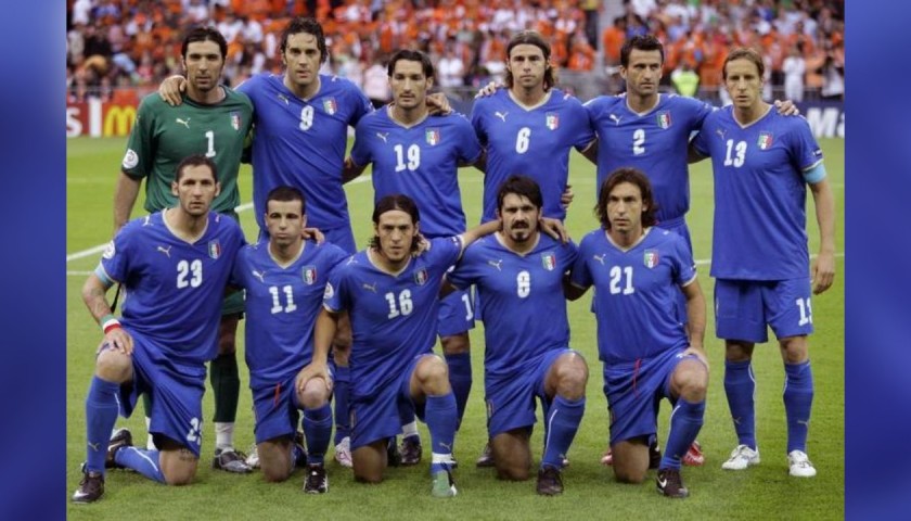 Materazzi's Italy Match Shirt, 2007/08