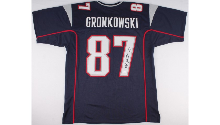 New England Patriots' Rob Gronkowski Autographed Jersey