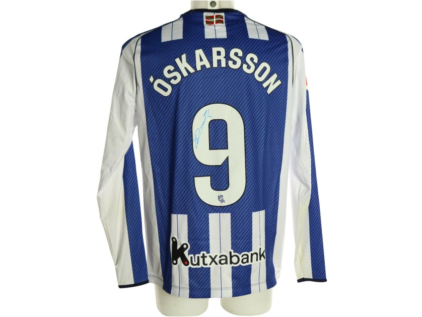 Oskarsson's Signed Unwashed Shirt, Real Sociedad vs Real Betis 2026