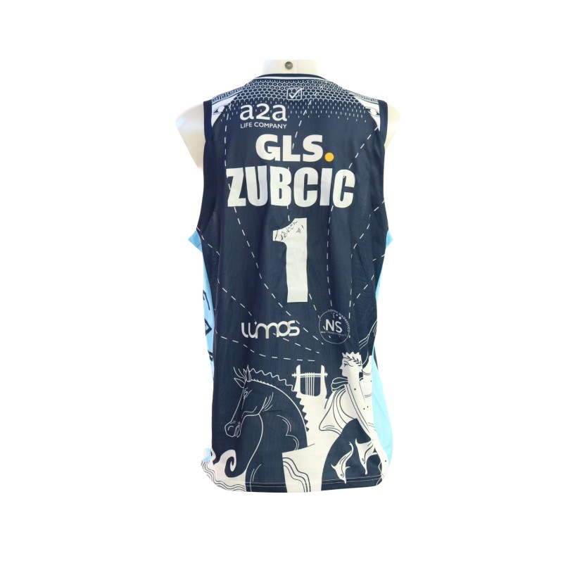 Zubcic's Signed Match-Worn Kit, Varese vs Napoli Basket 2024