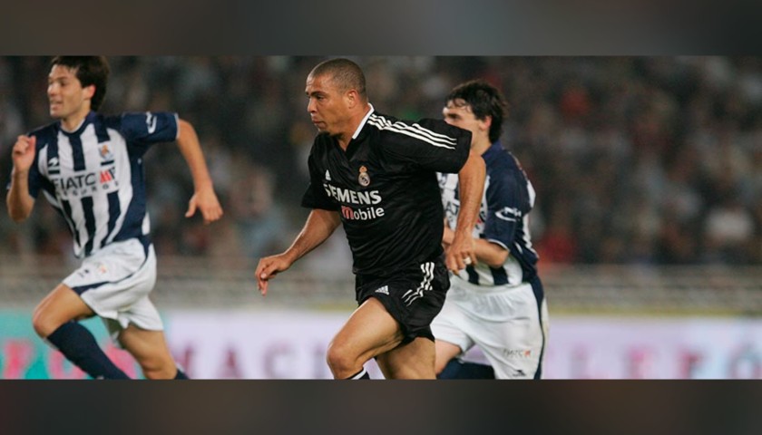 RONALDO LUIS NAZARIO REAL MADRID JERSEY #9