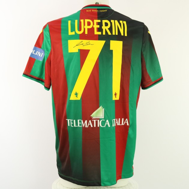 Luperini's Match Worn Signed Shirt, Ternana vs Cosenza 2024 