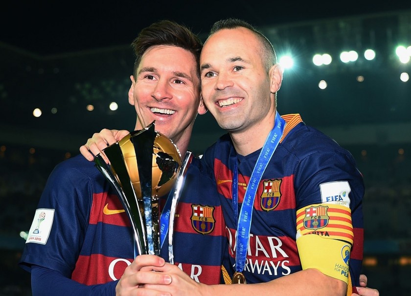 Iniesta's Barcelona Match Shirt, FIFA Club World Cup 2015