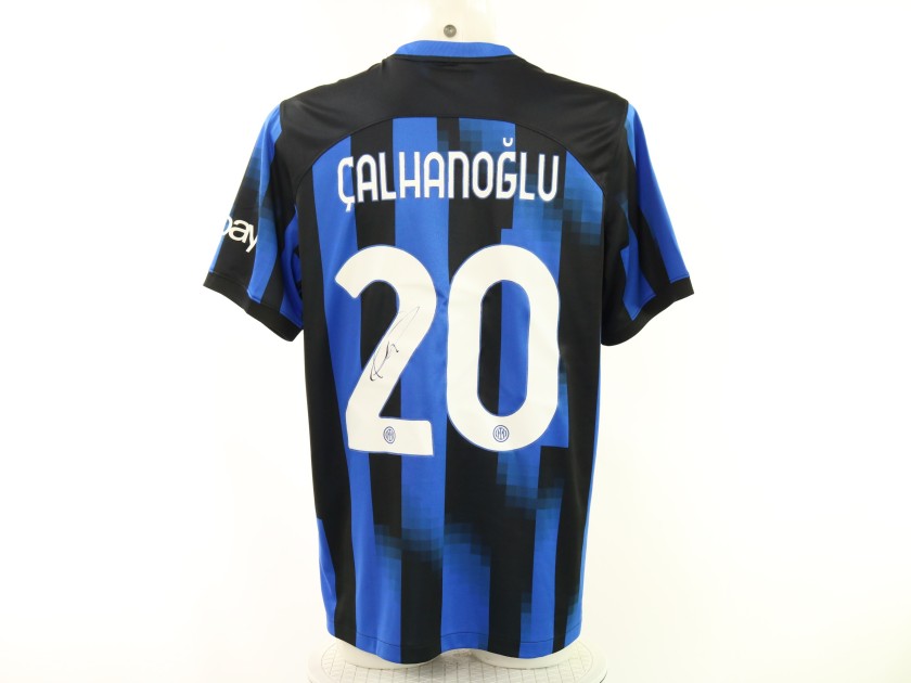 Çalhanoğlu's Inter Signed Official Shirt, 2023/24