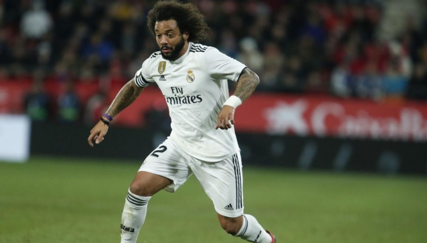 Marcelo's Official Real Madrid Signed Shirt, 2018/19