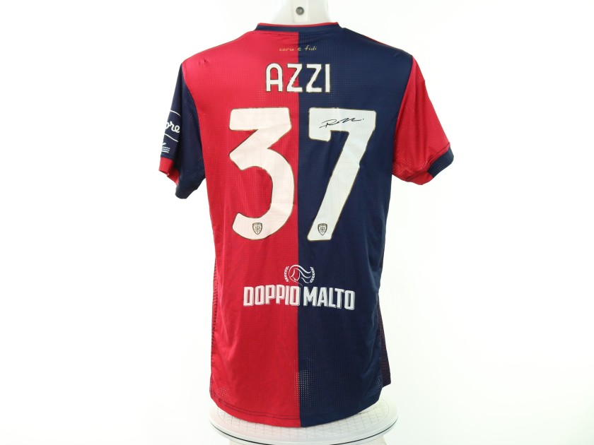 Azzi's Signed Unwashed Shirt, Juventus vs Cagliari Coppa Italia 2024