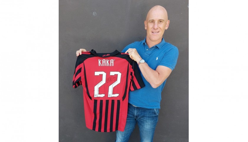 Kakà's Official Milan Signed Shirt, 2007/08 - CharityStars