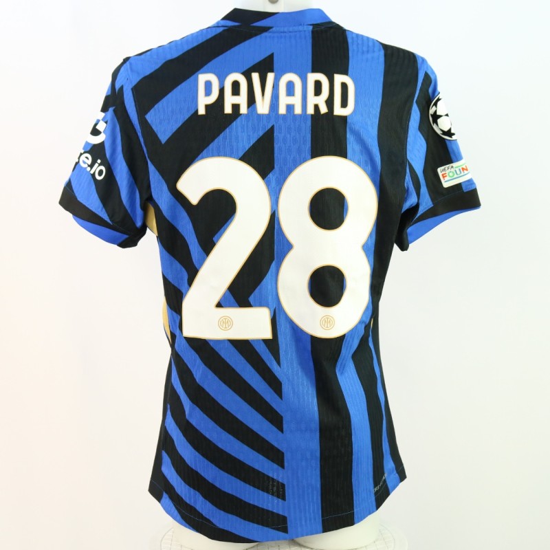 Pavard's Inter Match-Issued Shirt, UCL 2024/25