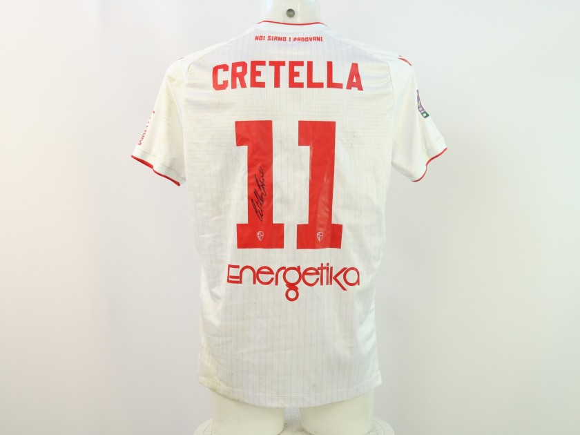 Cretella's Signed Unwashed Shirt, Padova vs Renate 2024