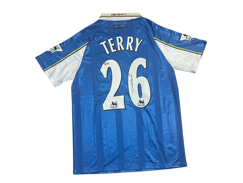 Maglia replica firmata di John Terry per il Chelsea FC 1998/99