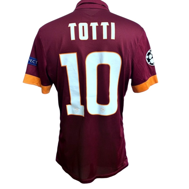 Totti's Unwashed Shirt, Roma vs Bayern Munchen UCL 2014