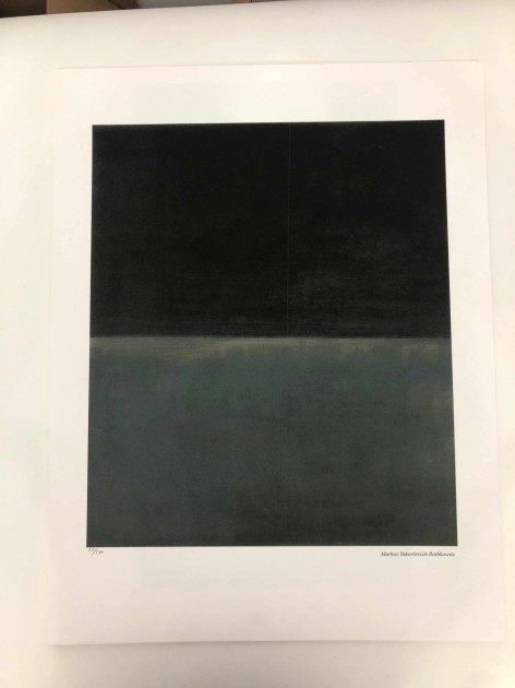 Mark Rothko Signed Offset Lithograph